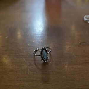 Elegant Silver and Turquoise Ring